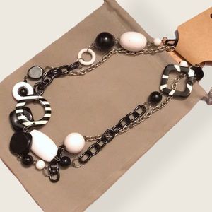 Black & White Statement Necklace